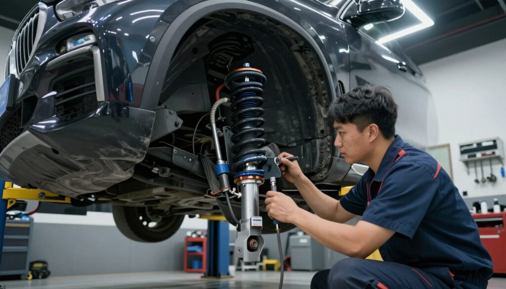 BMW X5 air suspension service BMW X5 air suspension service