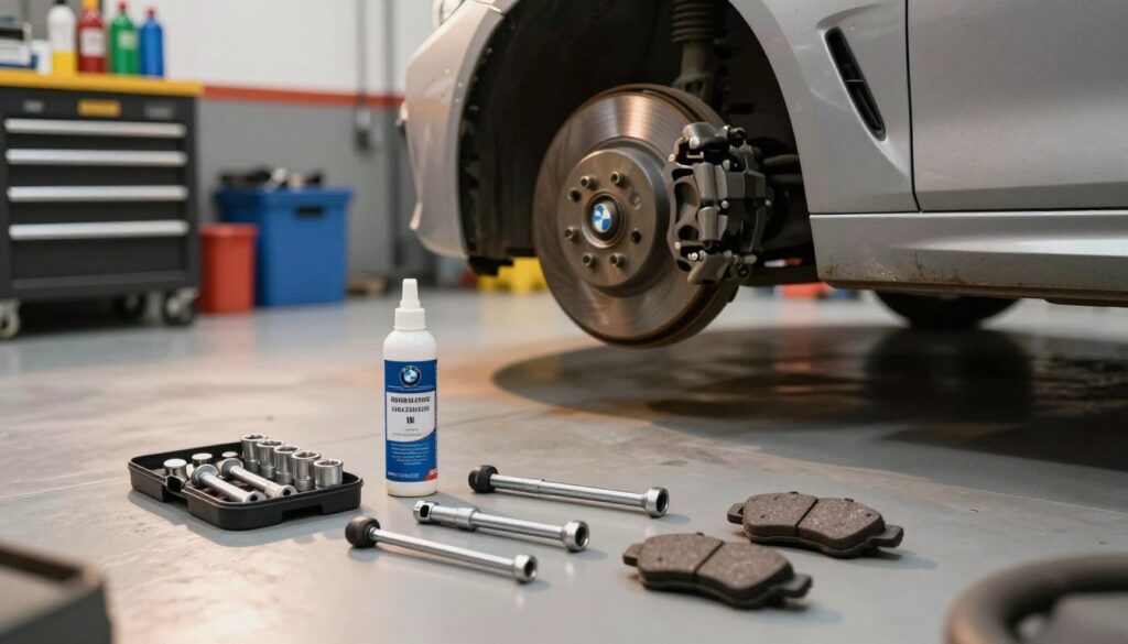BMW brake pad replacement guide BMW brake pad replacement guide