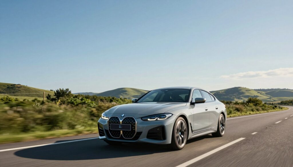 BMW i4 electric vehicle range test BMW i4 electric vehicle range test