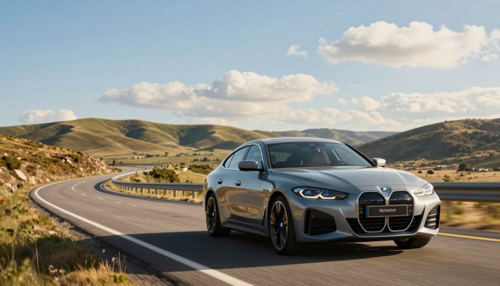 BMW i4 electric vehicle range test BMW i4 electric vehicle range test