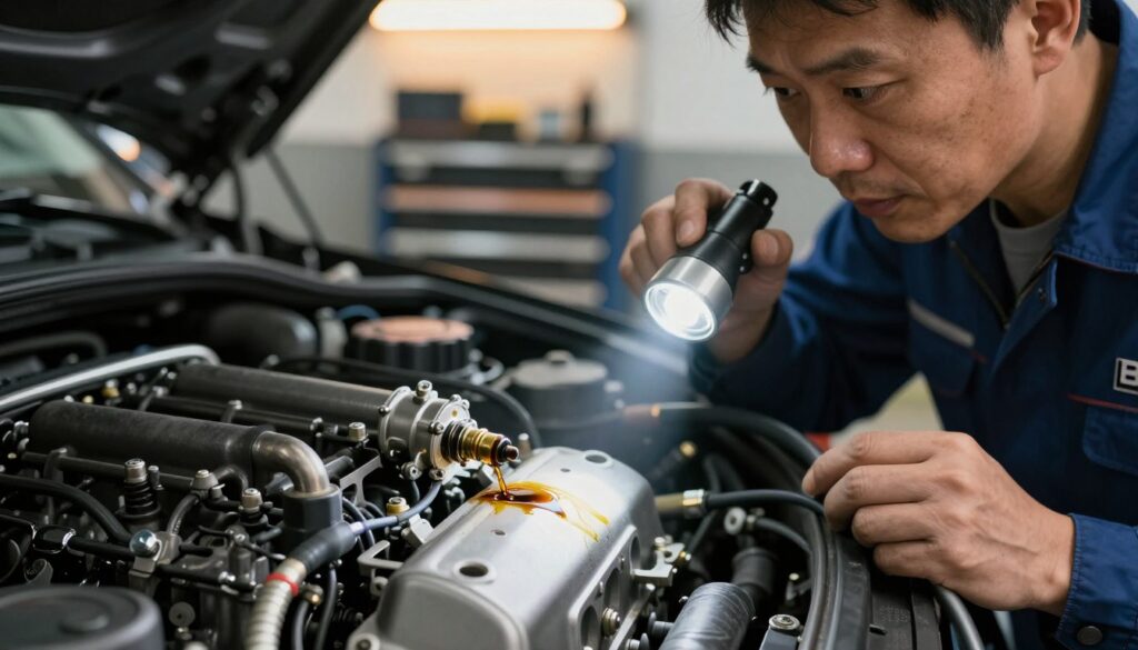 BMW oil leak diagnosis BMW oil leak diagnosis