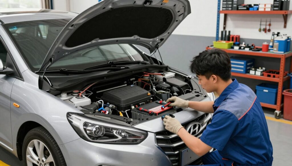 Hyundai Elantra battery replacement Hyundai Elantra battery replacement