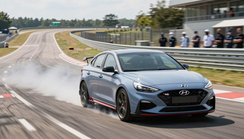Hyundai N-Line acceleration test Hyundai N-Line acceleration test