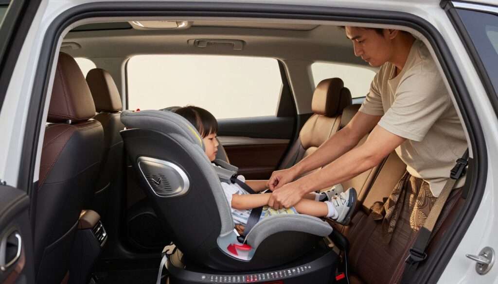 Hyundai Palisade child seat installation Hyundai Palisade child seat installation