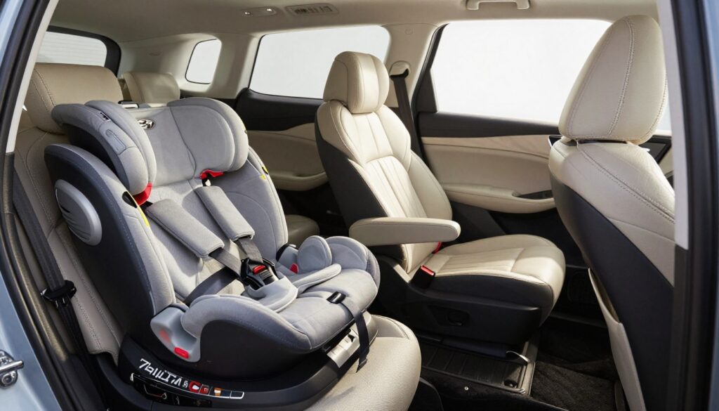 Hyundai Palisade rear seat child seat access Hyundai Palisade rear seat child seat access