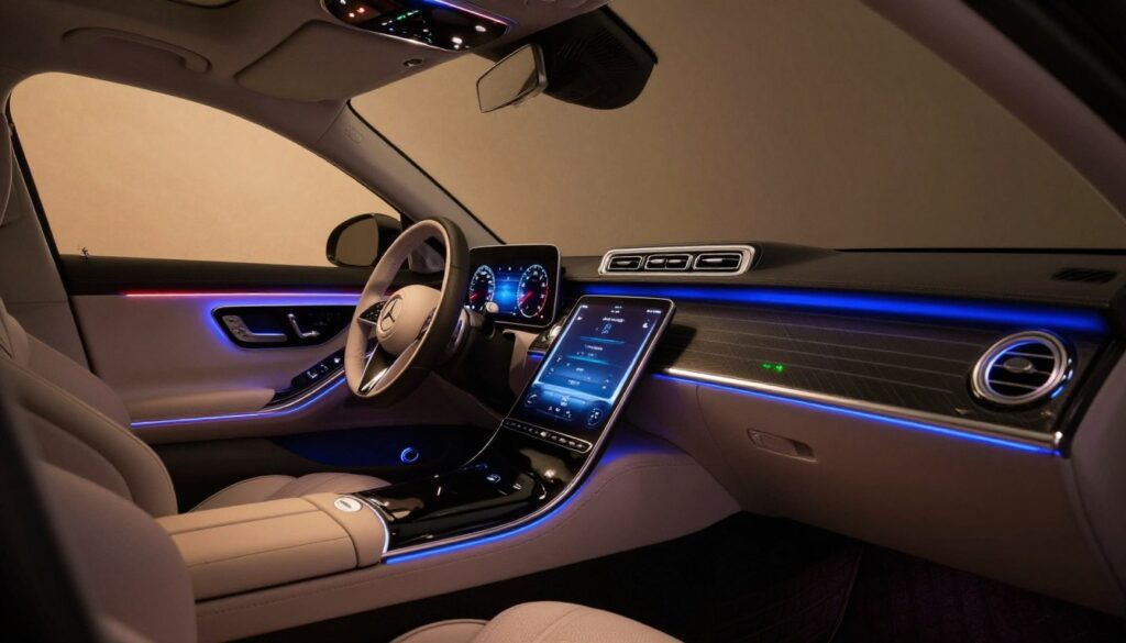 Mercedes-Benz S-Class ambient lighting options Mercedes-Benz S-Class ambient lighting options