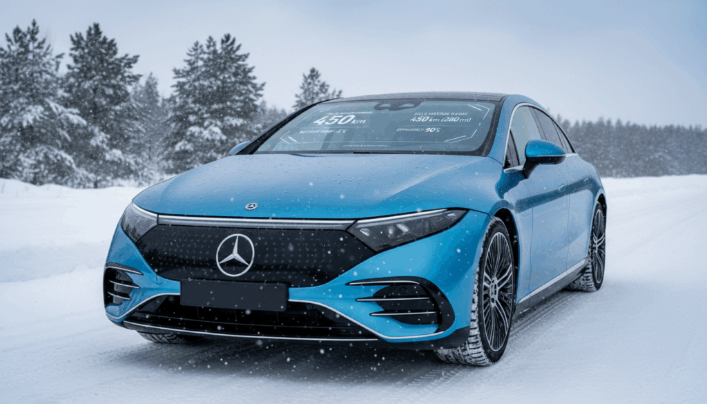 Mercedes EQE cold weather range analysis Mercedes EQE cold weather range analysis