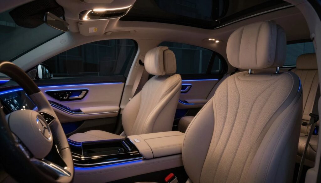 Mercedes S-Class interior LED lighting ideas Mercedes S-Class interior LED lighting ideas