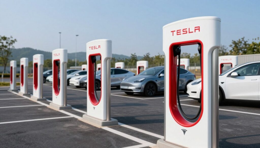 Tesla Supercharger network Tesla Supercharger network