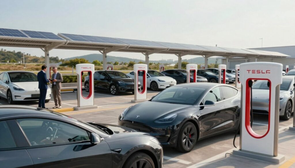 Tesla Supercharger network Tesla Supercharger network