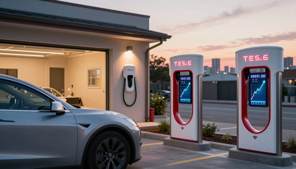 Tesla Supercharging vs home charging cost comparison 2026 Tesla Supercharging vs home charging cost comparison 2026