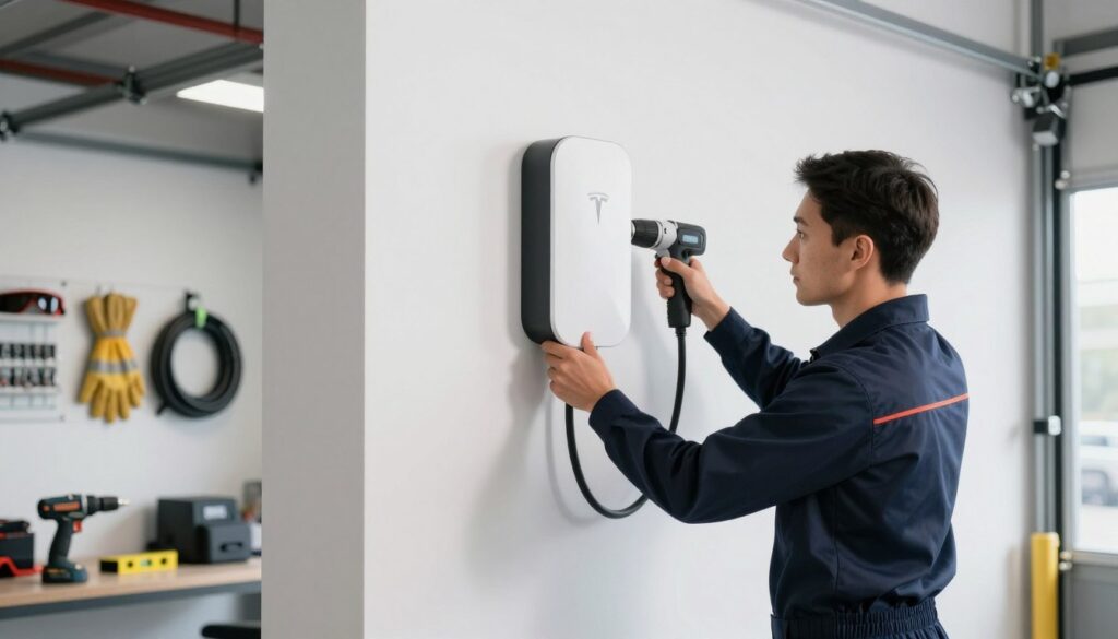 Tesla Wall Connector installation process Tesla Wall Connector installation process