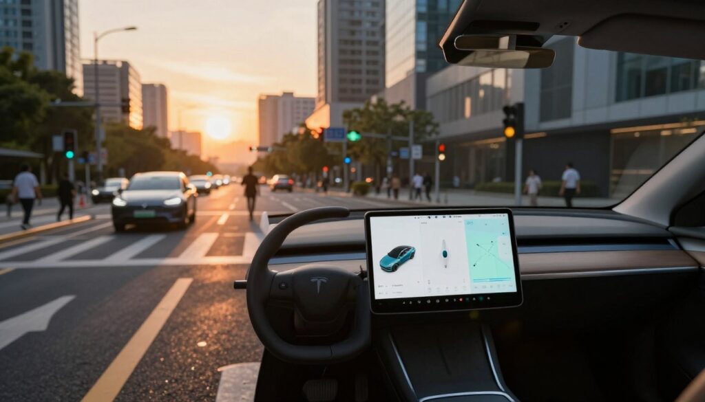 Tesla driving features Tesla driving features