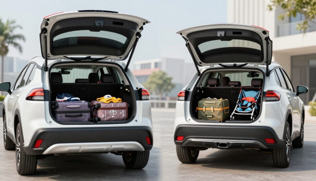 cargo space comparison cargo space comparison